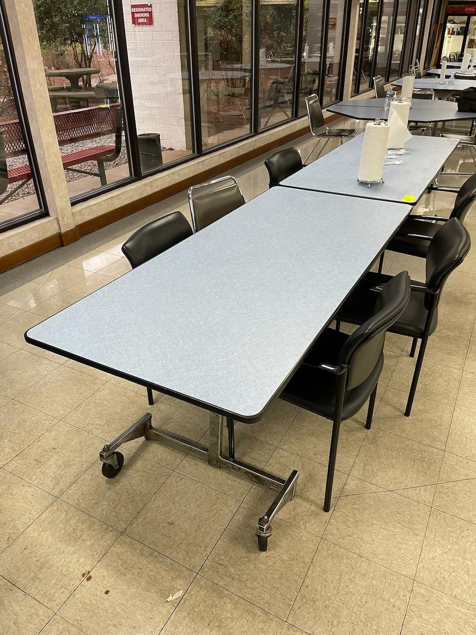 Table - 12' - Folding Rollaway 29" x 30" x 139" - Model NF12-C-PR