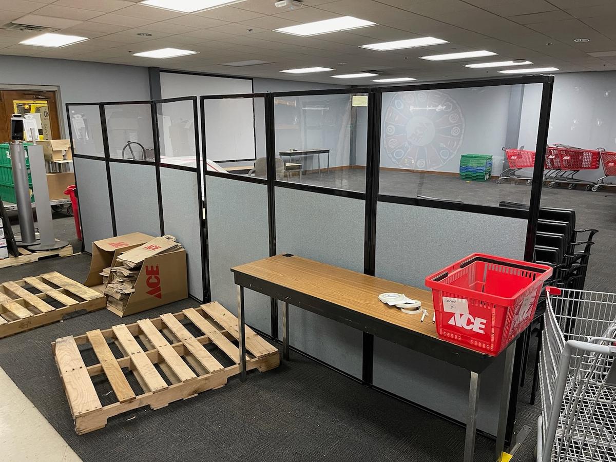 Tri-Fold Office Partition - 70"x100"