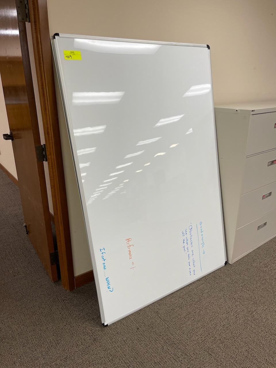 Dry Erase Boards - (5) 3'x4', (2) 4'x6'