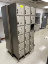 Lockers (18)  - 12"x12"x18" Holes - New