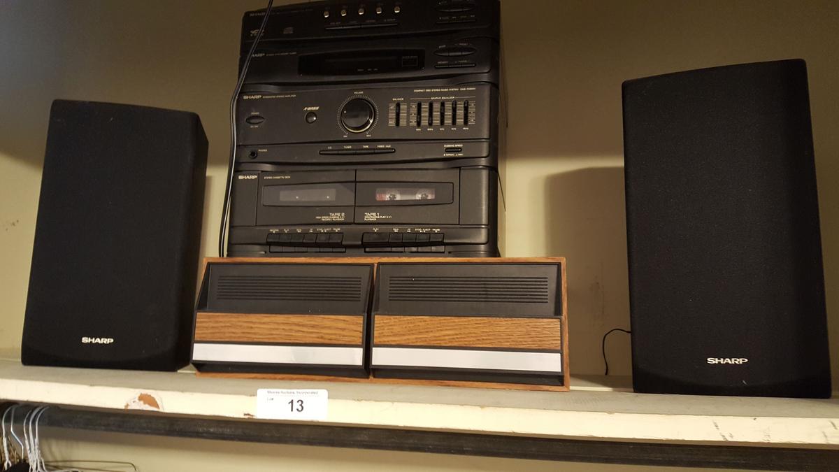 Sharp Bookshelf Stereo