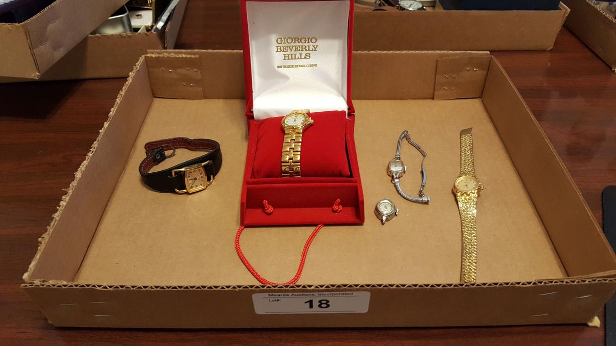 Box lot of Ladies Watches.