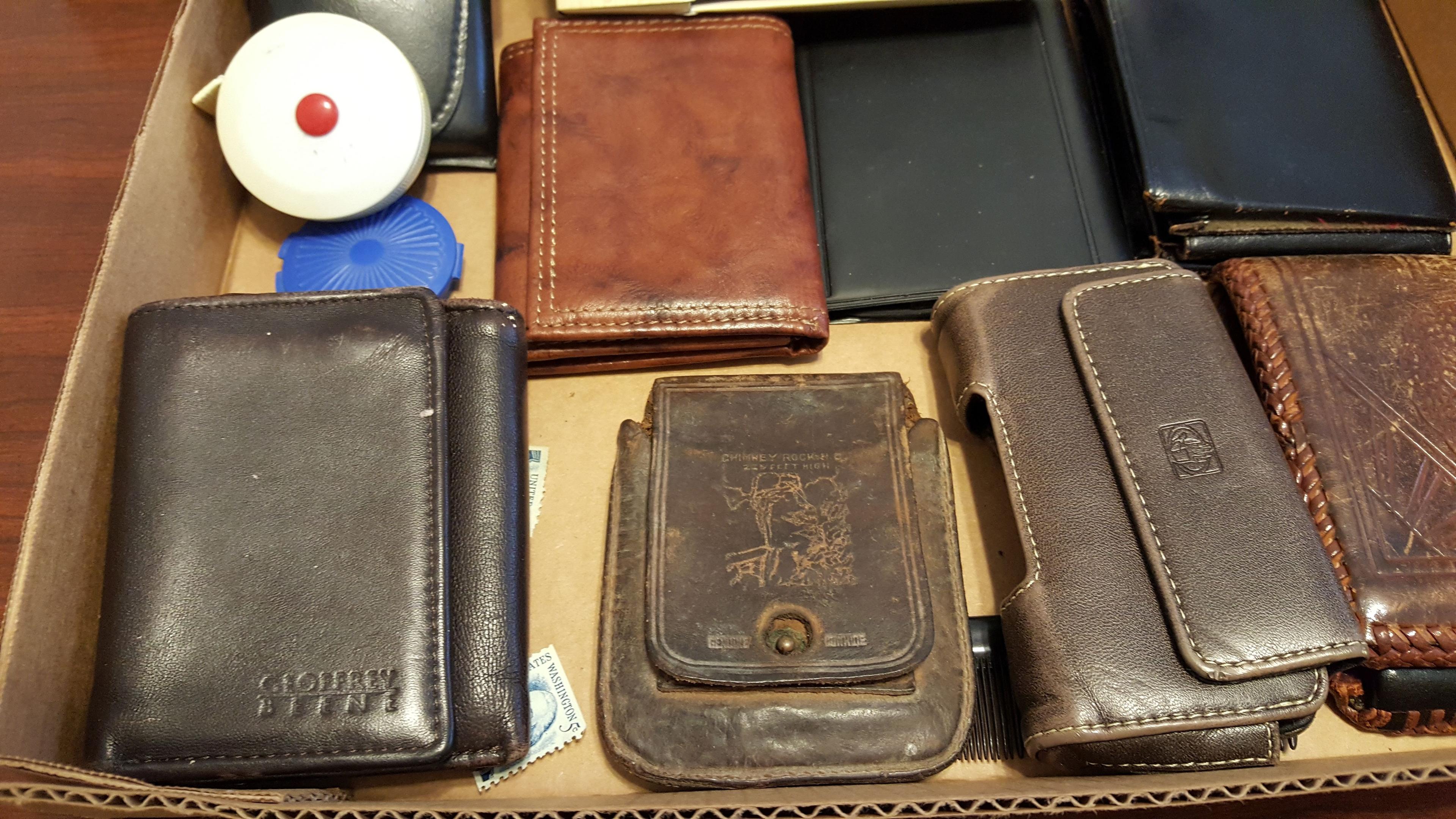 Box lot of Wallets