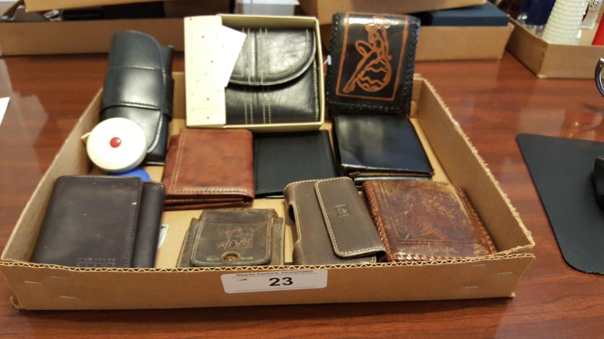 Box lot of Wallets