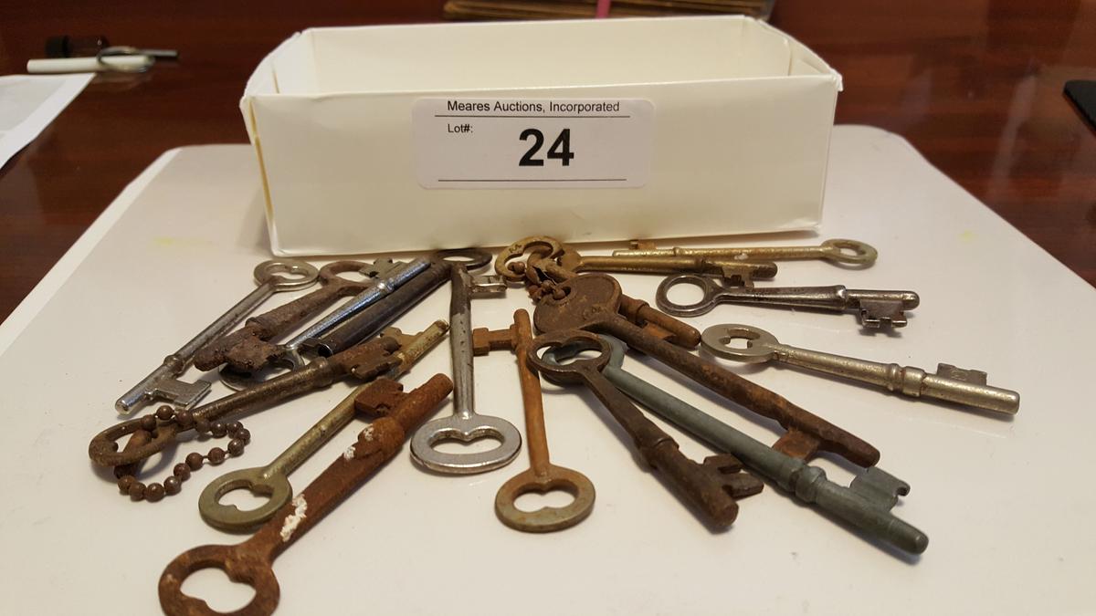 Box lot of Skeleton Keys