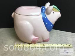 Ceramic Pig Cookie Jar