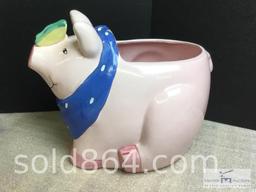 Ceramic Pig Cookie Jar