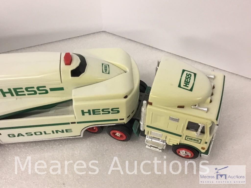 Hess Flatbed Truck and Space Shuttle