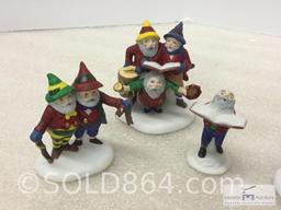 2-Dept 56 Heritage Village Collection -SING A SONG FOR SANTA- TOY MAKER ELVES- Figures