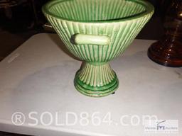 Group of 4 decorative vases and bowl