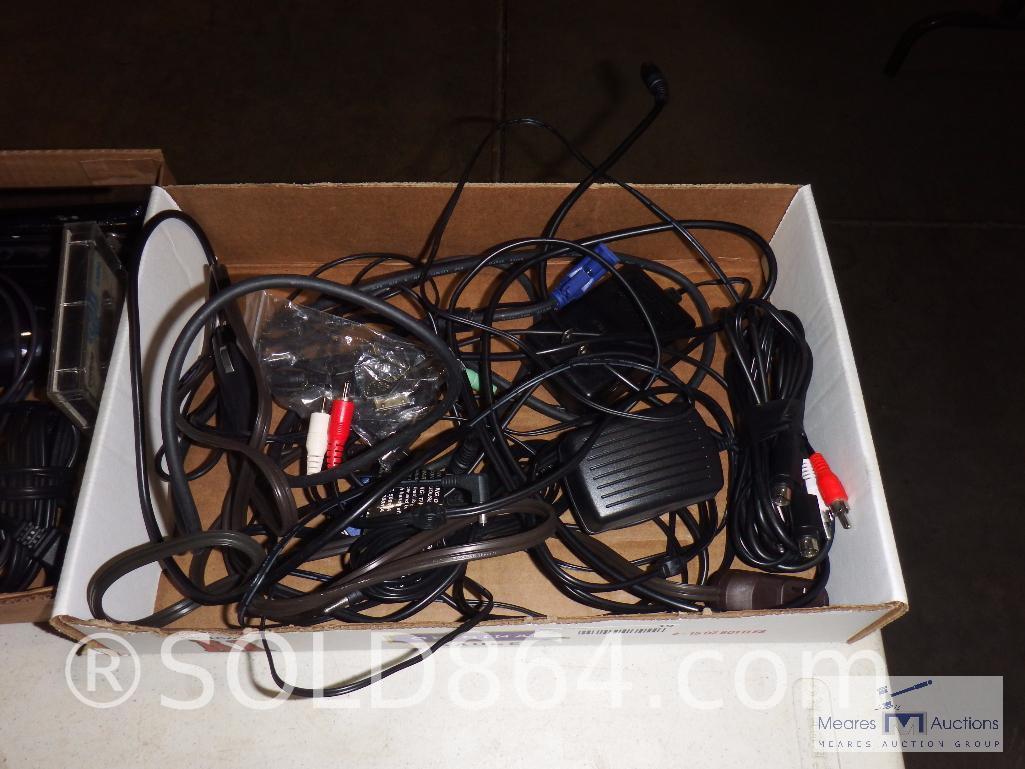 Four full boxes - hardware - new power cord - rechargeable battery box