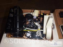 Four full boxes - hardware - new power cord - rechargeable battery box