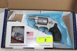 Smith & Wesson 642-2 .38 SPL+P 5-Shot Hammerless Revolver.