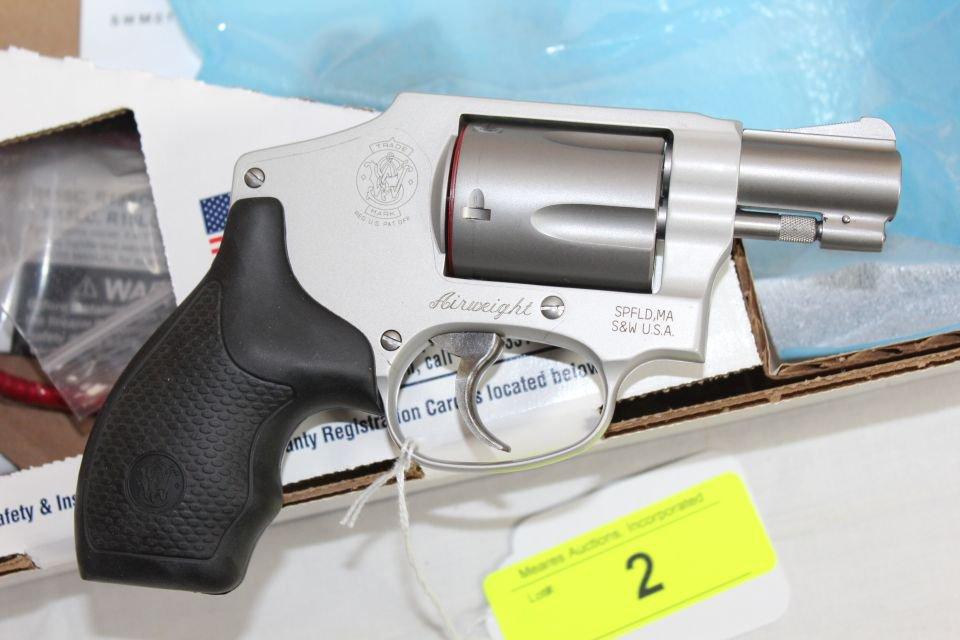 Smith & Wesson 642-2 .38 SPL+P 5-Shot Hammerless Revolver.