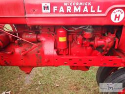 Farmall Super H tractor