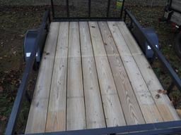 NEW - 2017 5 x 8 lawn mower trailer