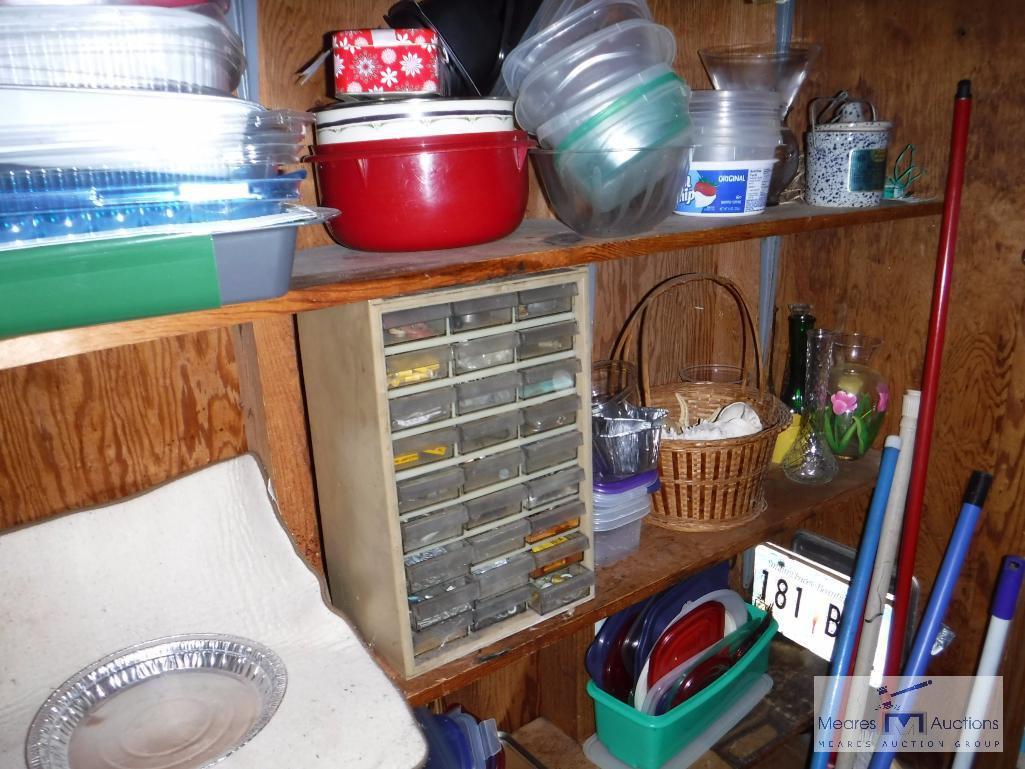 Contents of mud room