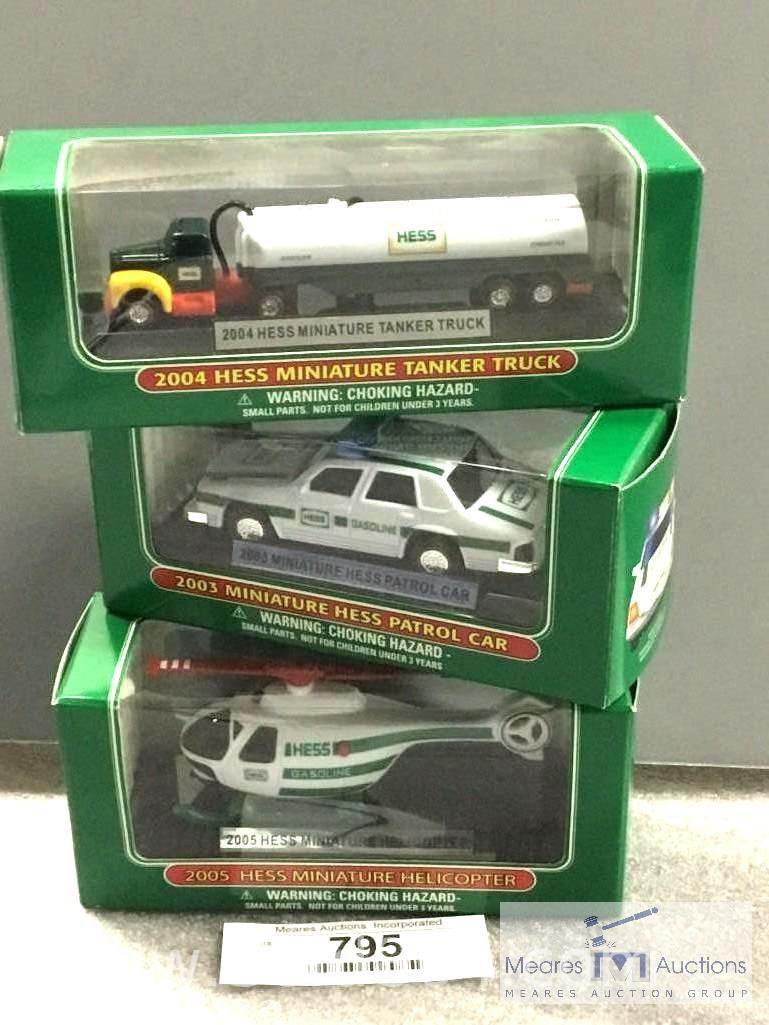 ASSORTED HESS TOYS-NIB