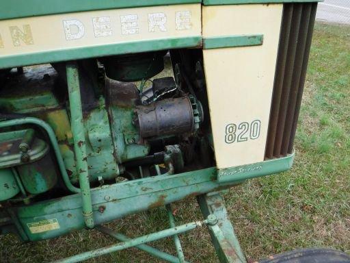 1957 John Deere 820 Diesel Tractor w/Pony Engine.