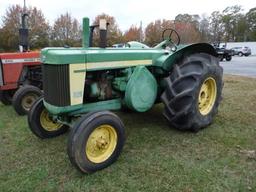 1957 John Deere 820 Diesel Tractor w/Pony Engine.