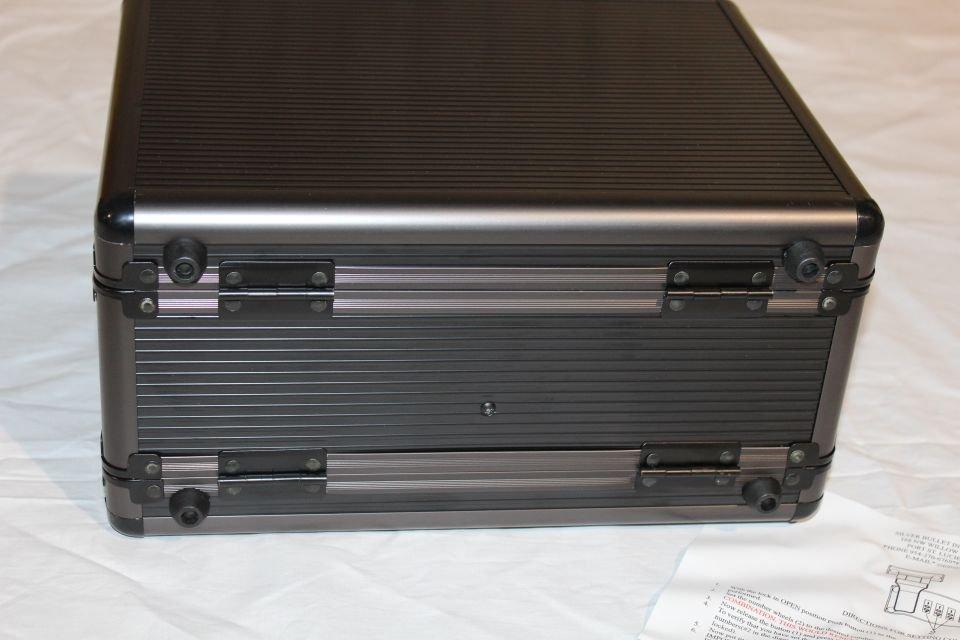 Aluminum Frame 2 Cover 4/8 Gun Case - 12"x9"x6.5"