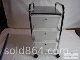 Rolling cart with drawers