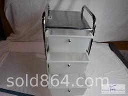 Rolling cart with drawers