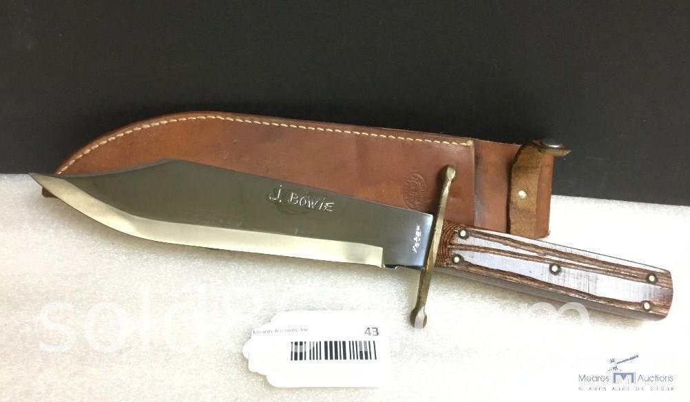 KABAR BOWIE KNIFE WITH SHEATH