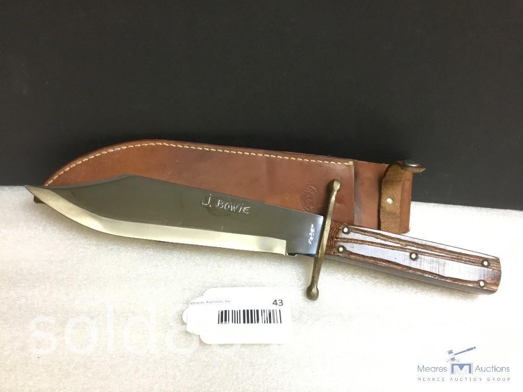 KABAR BOWIE KNIFE WITH SHEATH