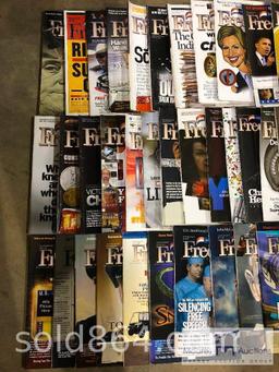 Large lot of sports card magazines and newspapers