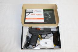 Taurus PT709 Slim 9mm Pistol w/2 7-Rd. Mags and Box.