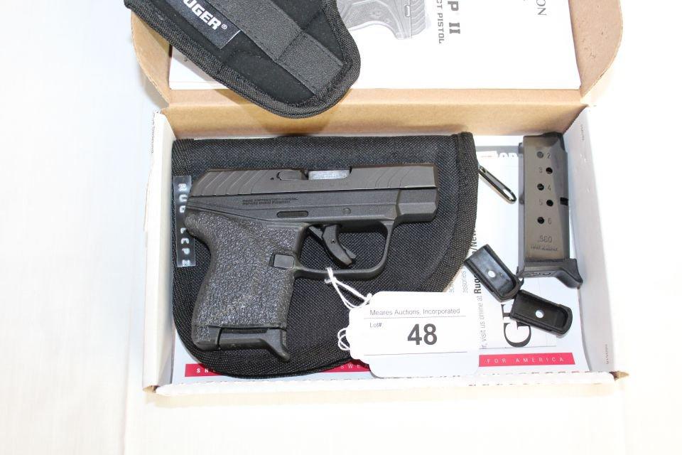 Ruger LCP II .380 ACP Pistol w/2 6-Rd. Mags and Box.