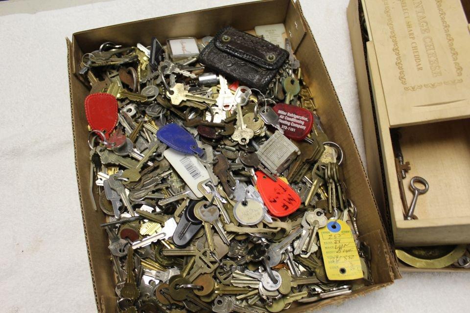 2 Boxes of Misc. Keys and Locks.