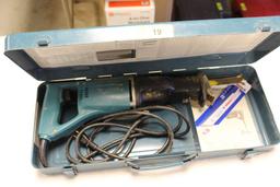 Makita JR3000V Recipro Saw w/Extra Blades & Metal Case.