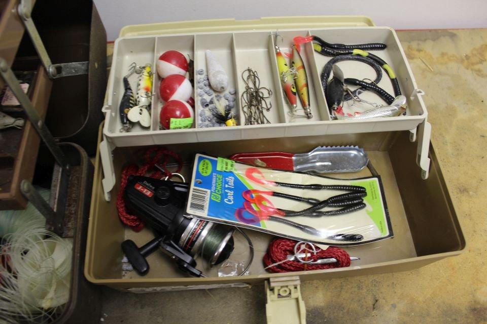 2 Fishing Tackle Boxes with Old/New Tackle.