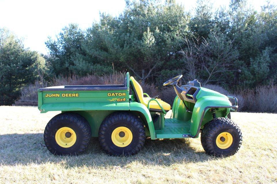 2002 John Deere 6x4 Gator w/Dump Bed.  969 Hours.