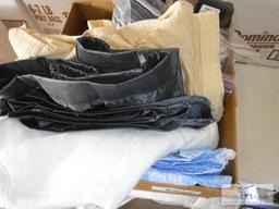 Large lot of linens and bathroom accessories