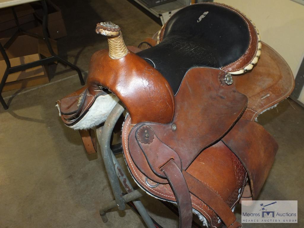 Western Saddle, Leather, Pleasure/Trail