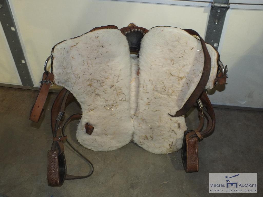 Western Saddle, Leather, Pleasure/Trail