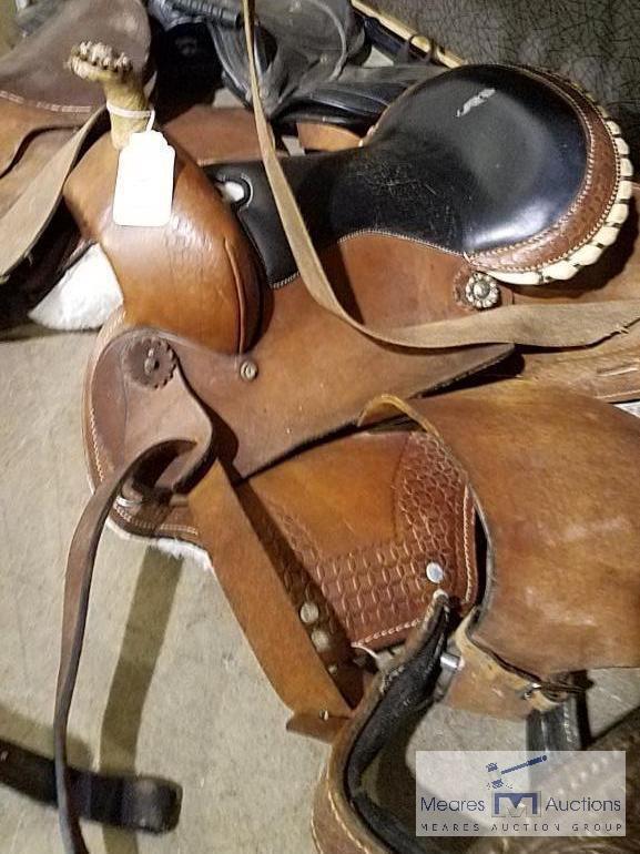 Western Saddle, Leather, Pleasure/Trail