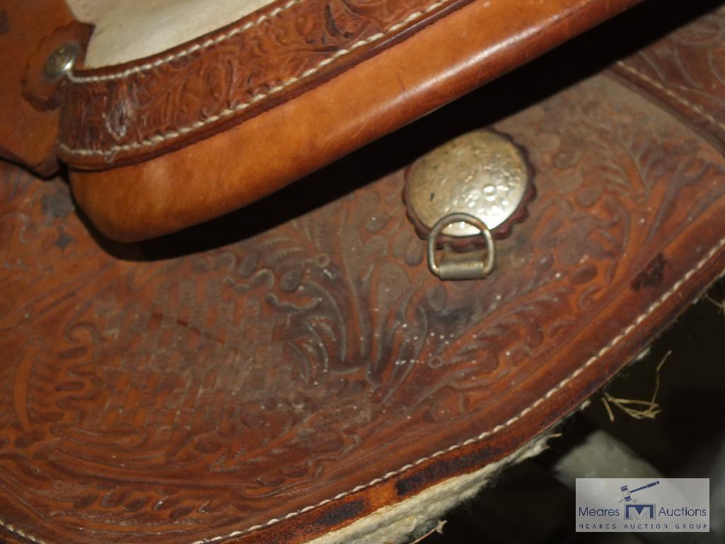 Western Saddle, Leather, Canyon Rock, Trail/Pleasure