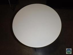 Round metal table