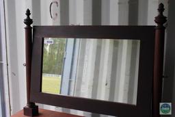 Antique Mahogany Dresser with Mirror