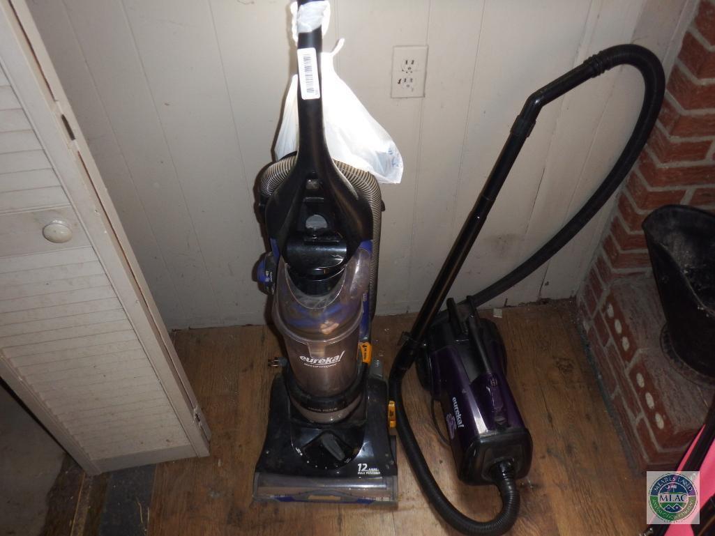 Two Eureka vacuums