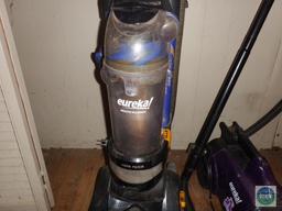 Two Eureka vacuums