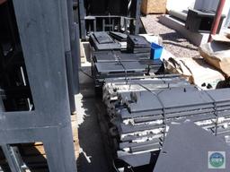 Pallets of Black Slot Machine Racking and Pieces