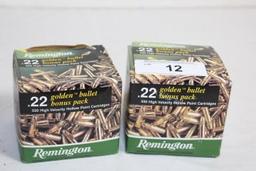 1100 Rounds of Remington .22LR Ammo.