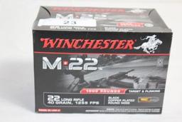 1000 Rounds of Winchester M22 .22LR Ammo.