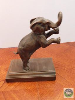 Set of 2 - Elephant book ends