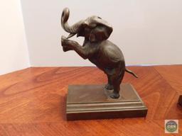 Set of 2 - Elephant book ends